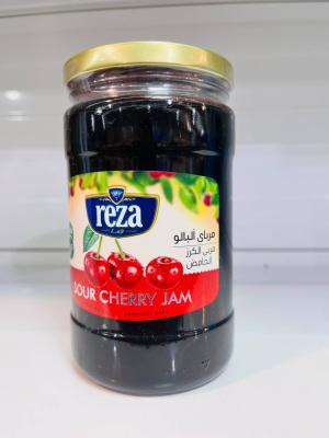 مربا 820 گرم شیشه ای آلبالو رضا