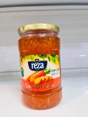 مربا 820 گرم شیشه ای هویج رضا