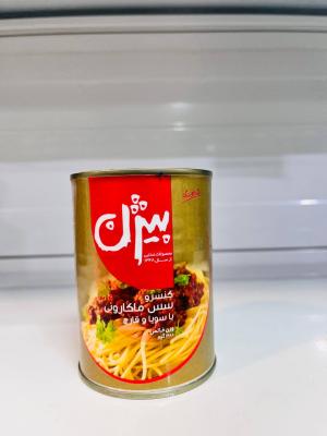 کنسرو سس ماکارونی بیژن