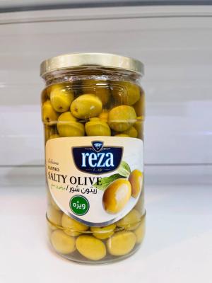 زیتون شور شیشه ویژه رضا