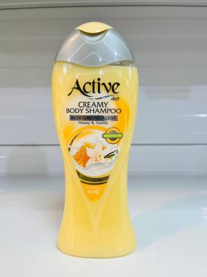 شامپو بدن 400 گرم کرمی عسل اکتیو