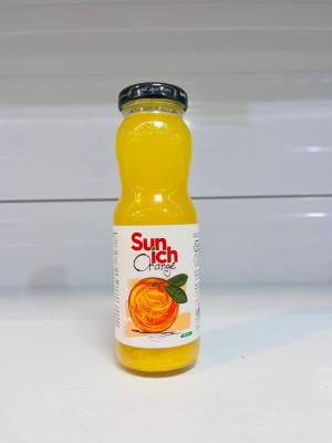 آب میوه شیشه 200 میل پرتقال سن ایچ