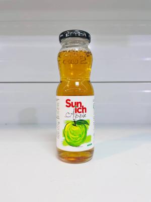 آب میوه شیشه 200 میل سیب سن ایچ