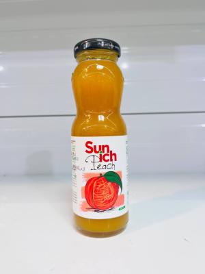 آب میوه شیشه 200 میل هلو سن ایچ