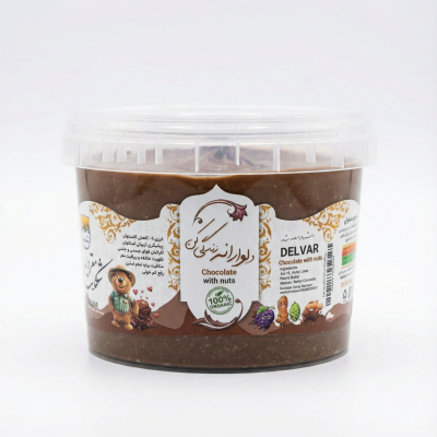 کره بادام زمینی شکلاتی500دلوار